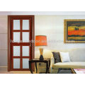 Aluminum door with grill glass, modern design inner room door